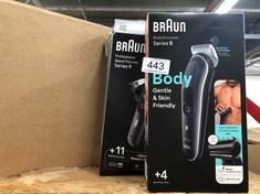 BRAUN BODY GROOMER SERIES 5 5370, BODY GROOMER FOR MEN, GENTLE FULL-BODY MANSCAPING + BRAUN PROFESSIONAL BEARD TRIMMER SERIES 9: LOCATION - E