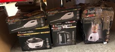 QUANTITY OF KITCHEN & APPLIANCES ITEMS TO INCLUDE RUSSELL HOBBS FOOD COLLECTION CARVING KNIFE 18+ ID MAY BE REQUIRED : LOCATION - E