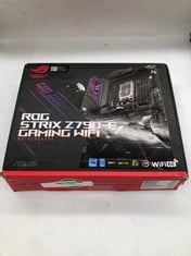 ASUS ROG STRIX Z790-E GAMING WIFI INTEL® Z790 LGA 1700 ATX MOTHERBOARD, 18 + 1 POWER STAGES, DDR5, FIVE M.2 SLOTS, PCIE® 5.0, WIFI 6E, USB 3.2 GEN 2X2 TYPE-C® WITH PD 3.0 UP TO 30W, AND AURA SYNC RGB