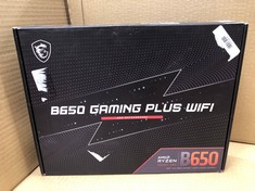 MSI B650 GAMING PLUS WIFI MOTHERBOARD, ATX - SUPPORTS AMD RYZEN 7000 SERIES PROCESSORS, AM5 - 14+2 DUET RAIL VRM, DDR5 MEMORY BOOST 6400+MHZ/OC, 2 X PCIE 4.0 X16, 2 X M.2 GEN4, WI-FI 6E.: LOCATION -