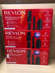 QUANTITY OF HEALTH & BEAUTY ITEMS TO INCLUDE REVLON ONE-STEP BLOW-DRY MULTI STYLER - 3 IN 1 TOOL - DRY, CURL AND VOLUMISE WITH THE 3 INTERCHANGEABLE ATTACHMENTS (DETACHABLE HEAD, CURLER, DRYER, STYLE