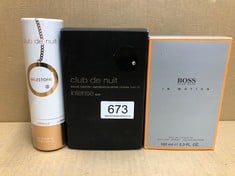 QUANTITY OF HEALTH & BEAUTY ITEMS TO INCLUDE BOSS IN MOTION - EAU DE TOILETTE FOR HIM - AMBERY FRAGRANCE WITH NOTES OF BERGAMOT, CINNAMON, SANDALWOOD - MEDIUM LONGEVITY - 100ML: LOCATION - G