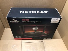 NETGEAR NIGHTHAWK PRO GAMING 6-STREAM WIFI 6 ROUTER (XR1000) - AX5400 WIRELESS SPEED (UP TO 5.4GBPS) | DUMAOS 3.0 OPTIMIZES LAG-FREE SERVER CONNECTIONS | COMPATIBLE WITH PLAYSTATION® 5.: LOCATION - H