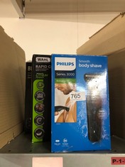 QUANTITY OF HEALTH & BEAUTY ITEMS TO INCLUDE PHILIPS SERIES 3000 SHOWERPROOF BODY GROOMER WITH SKIN COMFORT SYSTEM - BG3010/13: LOCATION - H