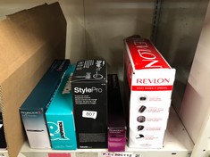 QUANTITY OF HEALTH & BEAUTY ITEMS TO INCLUDE REVLON ONE-STEP HAIR DRYER AND VOLUMISER FOR MID TO LONG HAIR (ONE-STEP, 2-IN-1 STYLING TOOL, IONIC AND CERAMIC TECHNOLOGY, UNIQUE OVAL DESIGN) RVDR5222: