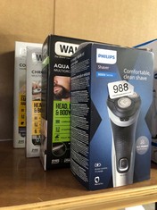 QUANTITY OF  ITEMS TO INCLUDE PHILIPS ELECTRIC SHAVER SERIES 3000X - WET & DRY ELECTRIC SHAVER FOR MEN IN CELESTIAL BLUE, WITH SKINPROTECT TECHNOLOGY, POP-UP BEARD TRIMMER, ERGONOMIC MEN'S SHAVER (MO