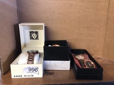 QUANTITY OF WATCHES ITEMS TO INCLUDE ANNE KLEIN WATCH : LOCATION - SHUTTER TABLES