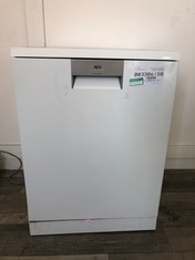 AEG FAVORIT DISHWASHER MODEL FFB53617ZM RRP £569: LOCATION - FRONT FLOOR(COLLECTION OR OPTIONAL DELIVERY AVAILABLE)