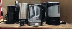 QUANTITY OF ASSORTED KITCHEN ITEMS TO INCLUDE ZANUSSI STAINLESS ELECTRIC KETTLE: LOCATION - RACK 2(COLLECTION OR OPTIONAL DELIVERY AVAILABLE)