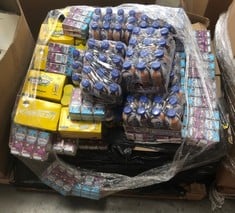 PALLET OF ASSORTED DRINKS TO INCLUDE RIBENA SOME ITEMS MAY BE BEST BEFORE : LOCATION - BACK FLOOR(COLLECTION OR OPTIONAL DELIVERY AVAILABLE)