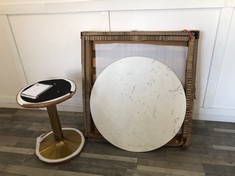 JEWEL PEDESTAL DECAGON TABLE RRP £799: LOCATION - FRONT FLOOR(COLLECTION OR OPTIONAL DELIVERY AVAILABLE)