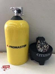 CITIZEN PROMASTER DIVER AUTOMATIC SUPER TITANIUM 41 WATCH MODEL NO:9051-S129010 RRP: £695.00