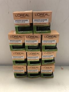 QTY OF LOREAL PARIS SMOOTH SUGARS CLEAR SCRUB