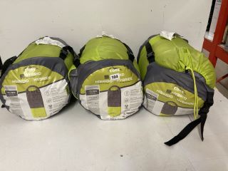 3 X CORE EQUIPMENT HYBRID SLEEPING BAG