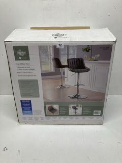 BAYSIDE FURNISHINGS GAS LIFT BAR STOOL - RRP £109