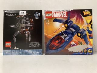 2 X ASSORTED LEGO SETS TO INCLUDE LEGO STAR WARS DROIDEKA