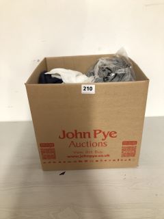 BOX OF ASSORTED PREMIUM DESIGNER CLOTHING IN VARIOUS SIZES & DESIGNS - APPROX RRP £250