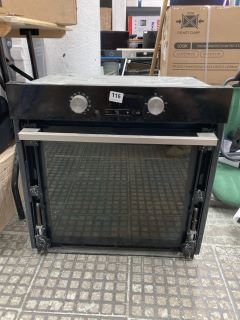 KENWOOD BUILT IN SINGLE OVEN MODEL: KBMFB21 (SMASHED GLASS)