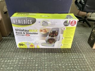 HOMEDICS SHIATSU MAX BLACK & SHOLDER MASSAGER WITH HEAT