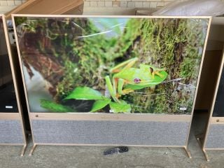 LINNET & LARSEN 65" LED TV MODEL: LL6501UHDS (WITH STAND, WITH REMOTE, NO BOX)