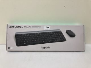 LOGITECH SLIM COMBO MK470 KEYBOARD & MOUSE (SEALED)