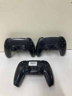 3 X SONY PLAYSTATION 5 DUAL SENSE WIRELESS CONTROLLER