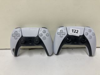 2 X SONY PLAYSTATION 5 DUAL SENSE WIRELESS CONTROLLER