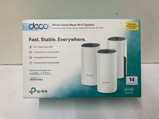 DECO WHOLE HOME MESH WI-FI SYSTEM