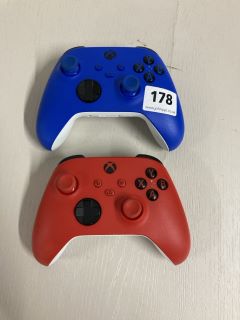 2 X XBOX WIRELESS CONTROLLERS