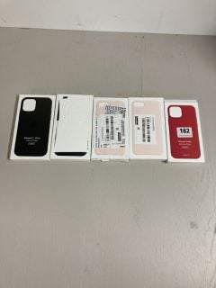 5 X APPLE IPHONE CASES INC. IPHONE 13 MINI