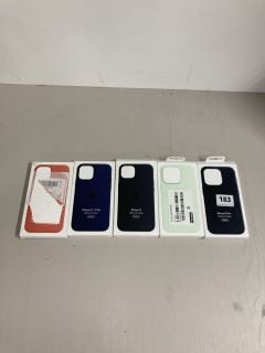 5 X APPLE IPHONE CASES INC. IPHONE 15 PRO