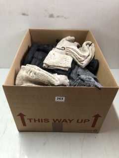 BOX OF ASSORTED CLOTHING