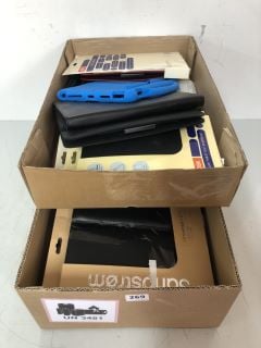 BOX OF ASSORTED TABLET CASES/COVERS