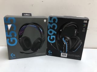 2 X ASSORTED GAMING HEADSETS INC LOGITECH G535 LIGHTSPEED WIRELESS GAMING HEADSET