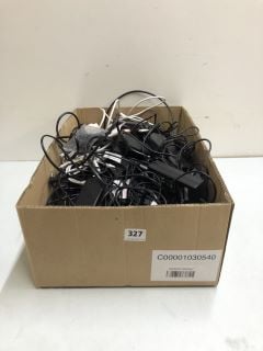 BOX OF ASSORTED LOGIK POWER ADAPTORS