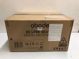 ABODE 20 LITRE SILVER DIGITAL MICROWAVE