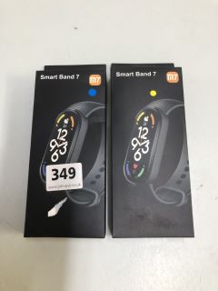 2 X SMART BAND 7 FITNESS TRACKERS