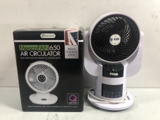 2 X ASSORTED FANS INC. MEACOFAN650 AIR CIRCULATOR