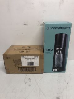 2 X ASSORTED ITEMS INC. SOFASTREAM TERRA SPARKING WATER MAKER