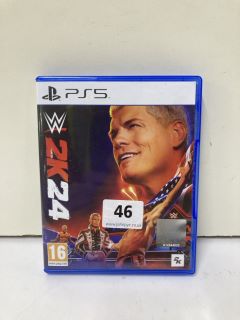 PLAYSTATION 5 WWE 2K24 CONSOLE GAME