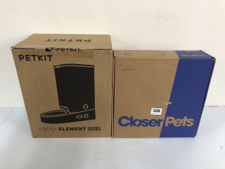 2 X ASSORTED ITEMS TO INC PETKIT FRESH ELEMENT SOLO SMART PET FEEDER