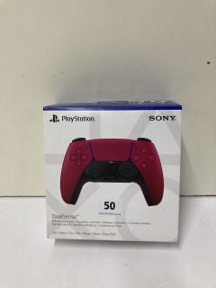 SONY PLAYSTATION 5 DUAL SENSE WIRELESS CONTROLLER - COSMIC RED