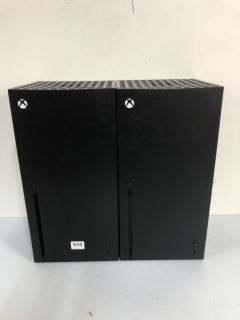 2 X XBOX SERIES X REPLICA MINI FRIDGE THERMOELECTRIC COOLER