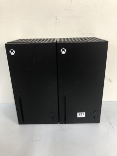 2 X XBOX SERIES X REPLICA DESK FRIDGE THERMOELECTRIC COOLER