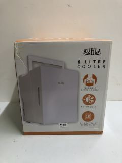 KUHLA 8 LITRE COOLER (WHITE)