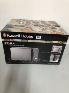 RUSSELL HOBBS COMPACT BLACK DIGITAL MICROWAVE