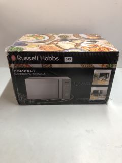 RUSSELL HOBBS COMPACT SILVER DIGITAL MICROWAVE