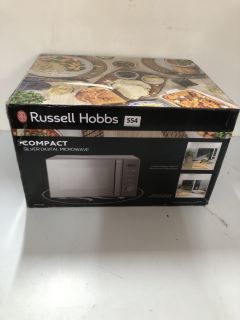 RUSSELL HOBBS COMPACT SILVER DIGITAL MICROWAVE