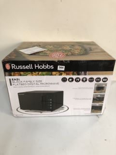 RUSSELL HOBBS EASI BLACK FAMILY SIZE FLATBED DIGITAL MICROWAVE