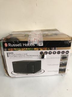 RUSSELL HOBBS EASI BLACK FAMILY SIZE FLATBED DIGITAL MICROWAVE